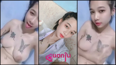 คลิปหลุดทางบ้านน้องนักศึกษาปี1 ร่านควยคอลเสียวกับผัวเพื่อนนั่งติ้วหีโชว์เรือนร่างนมใหญ่ทรงอย่างสวยเขี่ยแตตจนน้ำแตก