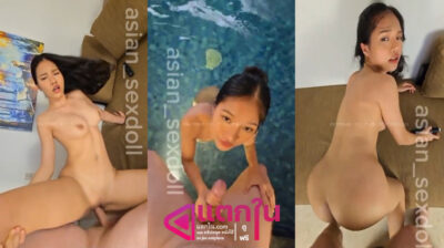 คลิปหลุดonlyfans asian_sexdoll น้องฝนสาวไทยนมโตตูดเด้งจับควยมาโม๊คเสียวในสระว่ายน้ำ ก่อนขึ้นไปจัดที่เตียงแบบไม่ยั้ง